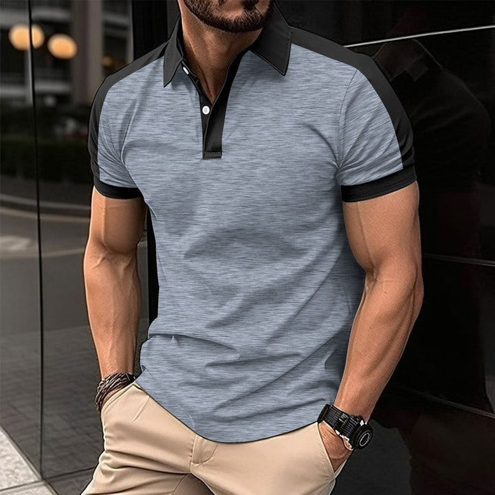 Drune | Großes Twill-Poloshirt