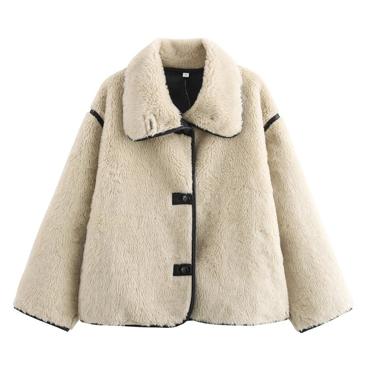 Drune | Gemütliche Teddyjacke mit klassischem Kragen