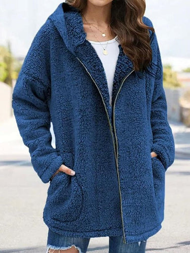 Drune | Langarm Einfarbige Freizeitjacke