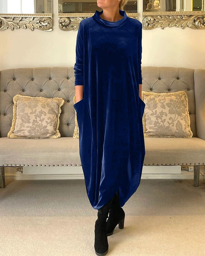 Drune | Tulip Style Samt Kleid