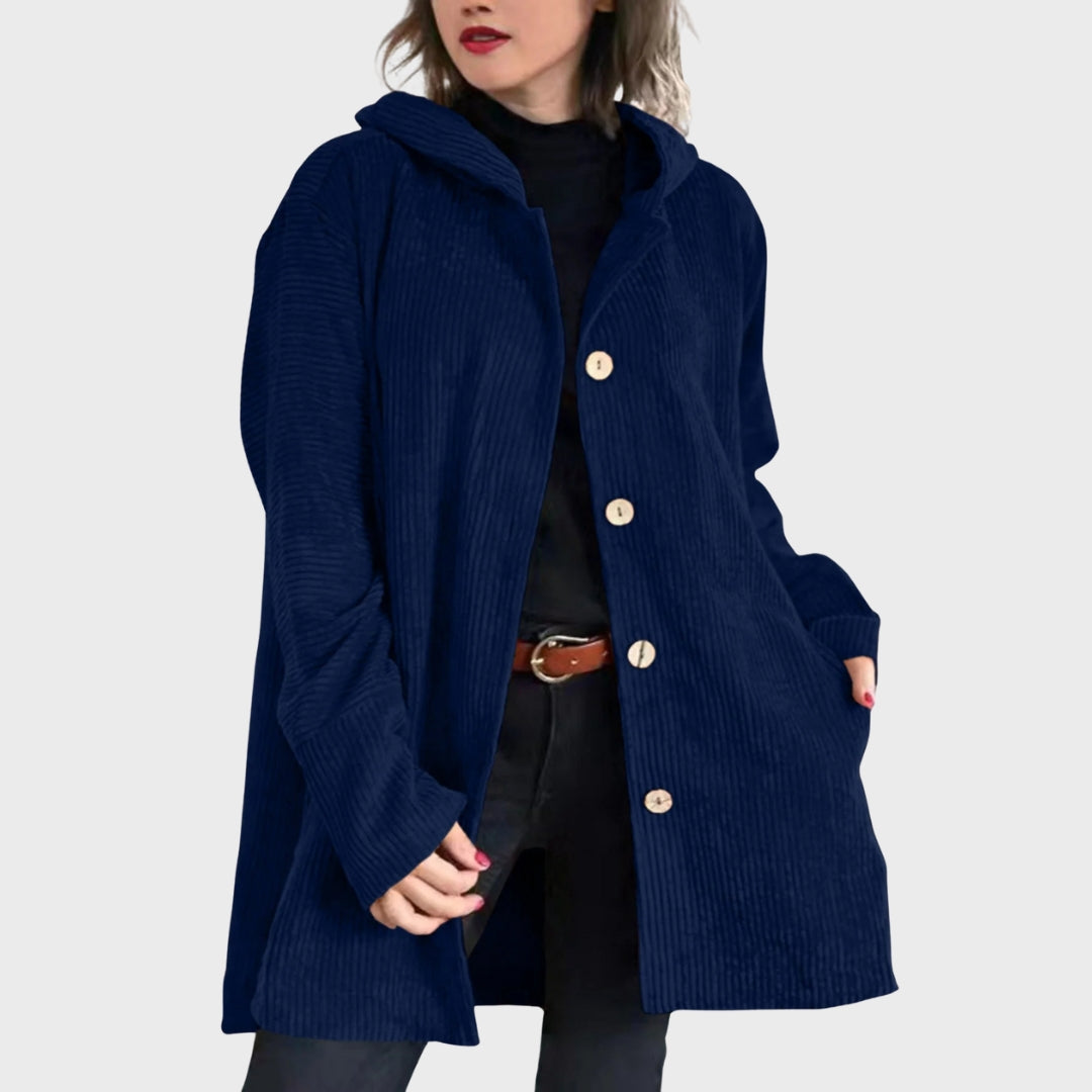Drune | Gemütliche Kordjacke mit Kapuze
