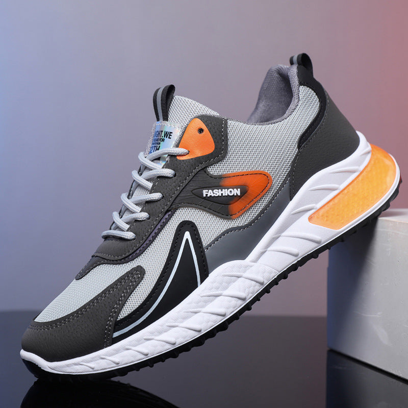 Drune | Atmungsaktive Herren Sneaker Mit Farbakzent