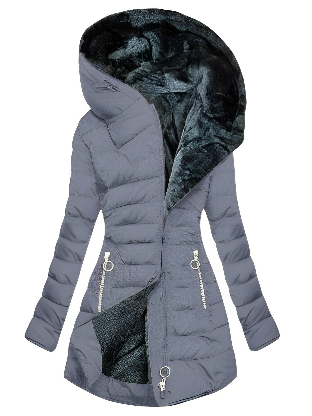 Drune | Warme Plüschjacke Mit Reißverschluss