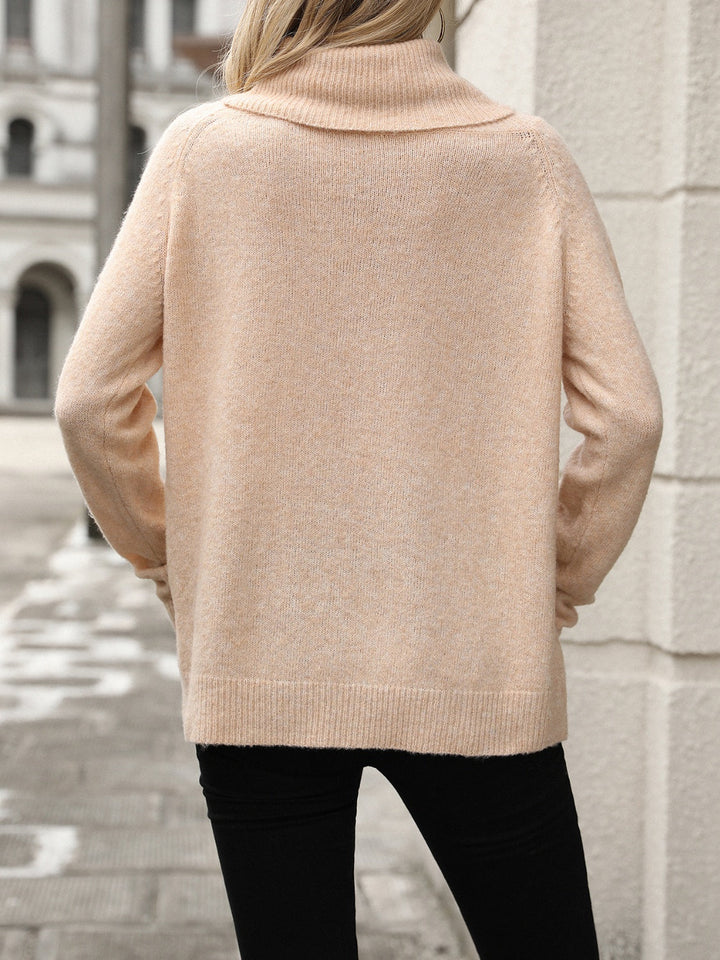 Drune | Sweater - Lässiger Rollkragenweicher Pullover