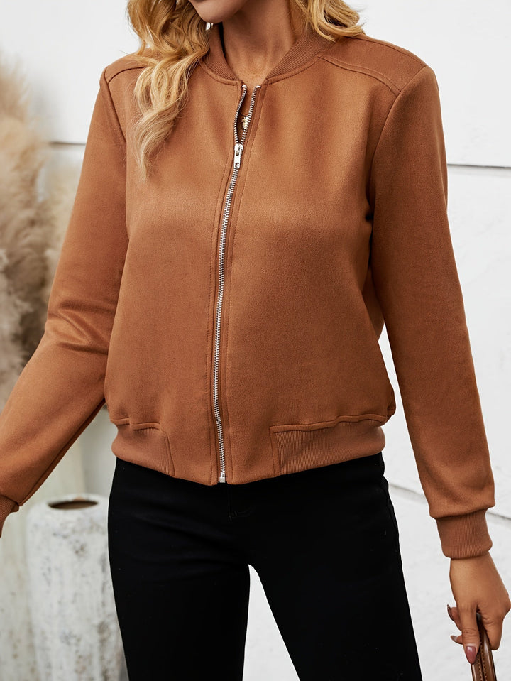 Drune | Damen Zip-Up Freizeit Bomberjacke