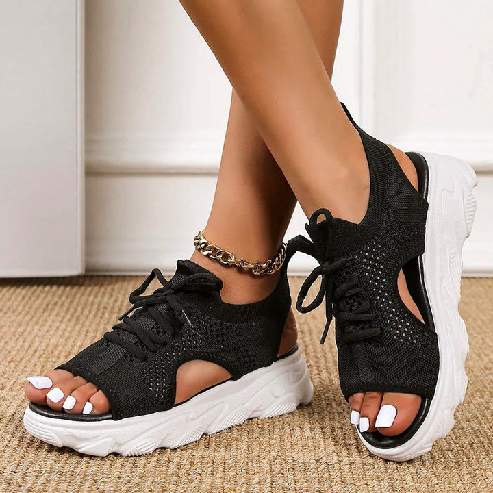 Sandalen mit Plateausohle