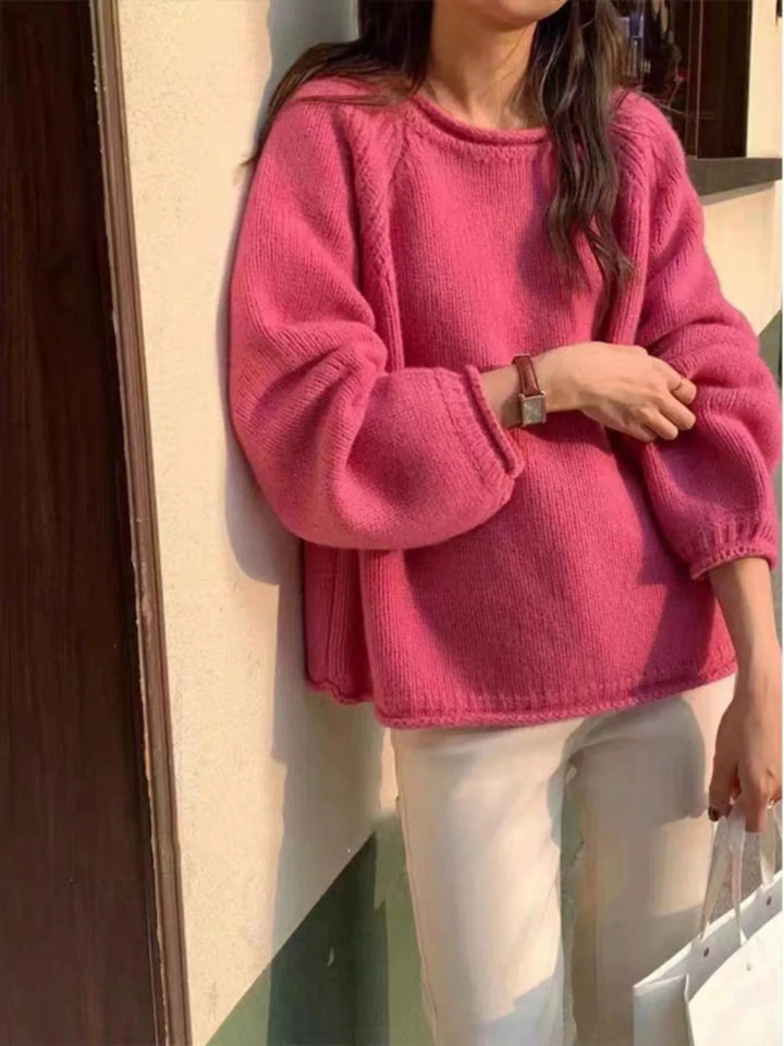 Drune | Cozy oversized knit sweater for casual comfort