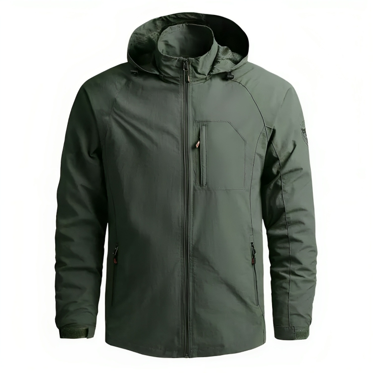 Drune | Wasserdichter Kapuzenwindbreaker für Herren