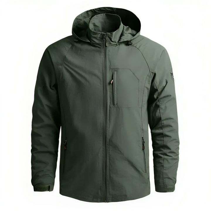 Drune | Wasserdichter Kapuzenwindbreaker für Herren
