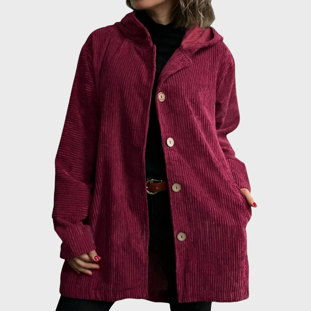 Drune | Gemütliche Kordjacke mit Kapuze