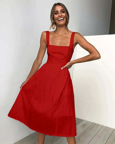 Drune | Party Einfarbiges Kleid