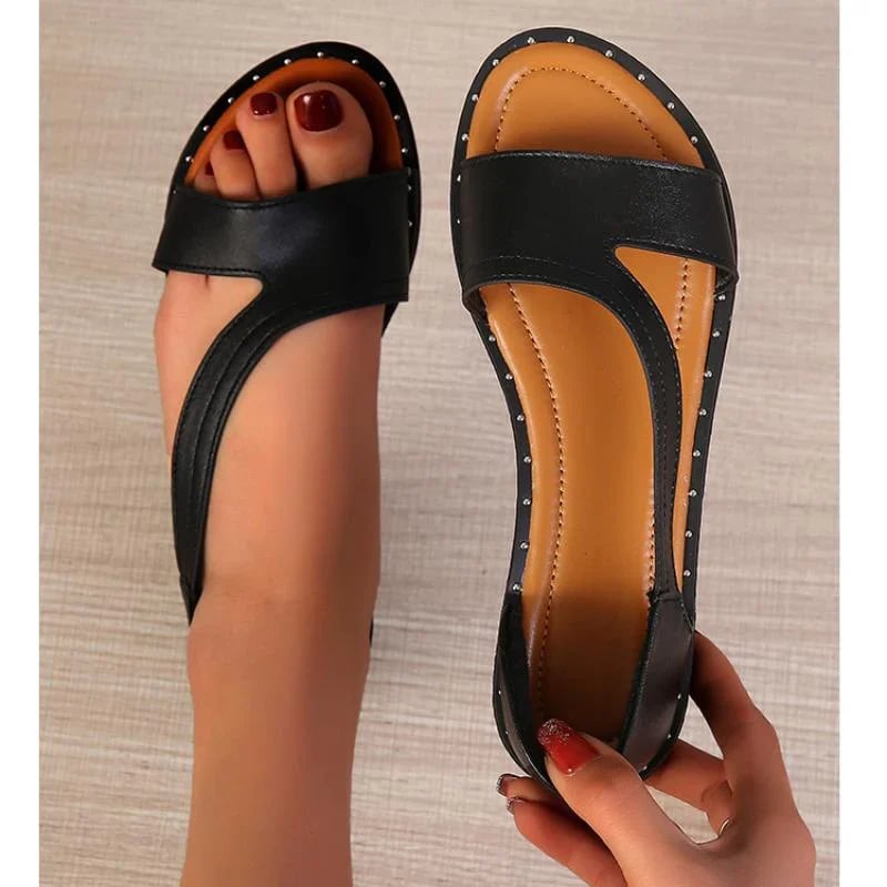 Drune Steppers | Sandalen mit bezogenem Absatz