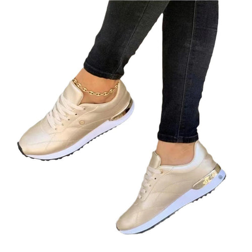Drune | Bequeme Leder Damen Sneakers