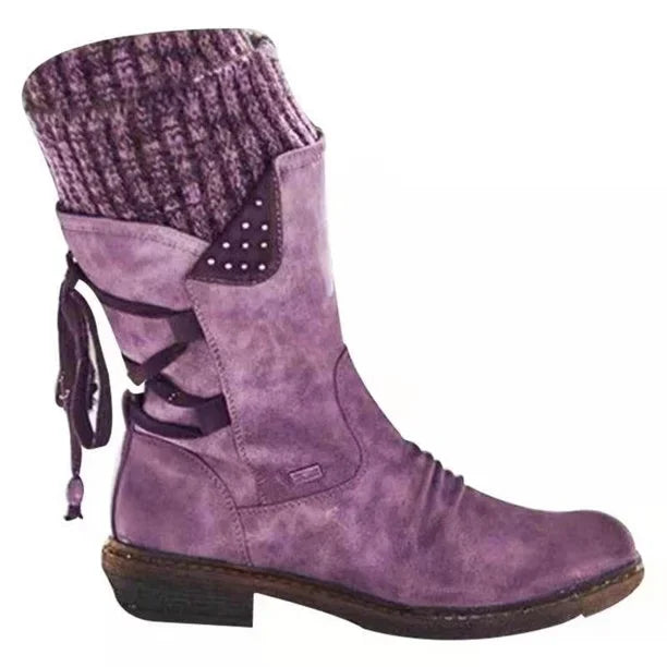 Drune | Modische Winterstiefeletten - Zum Schnüren