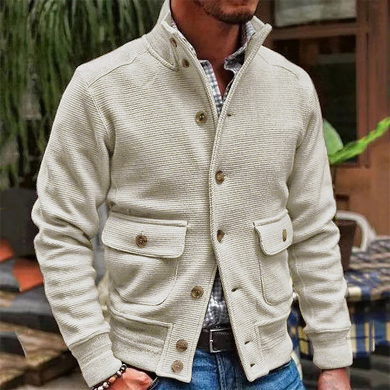Drune | Stylische Einfarbige Winterjacke