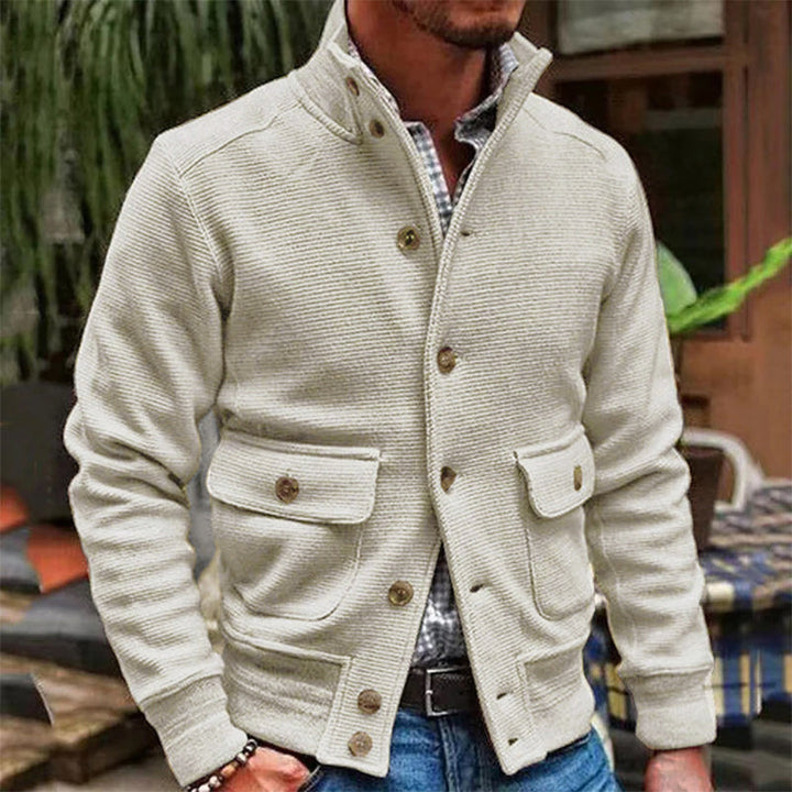 Drune | Stylische Einfarbige Winterjacke