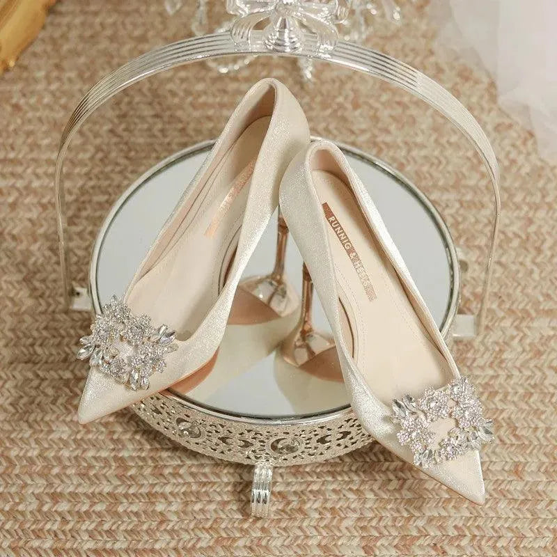 Drune | Brautschuhe Stiletto mit Strass