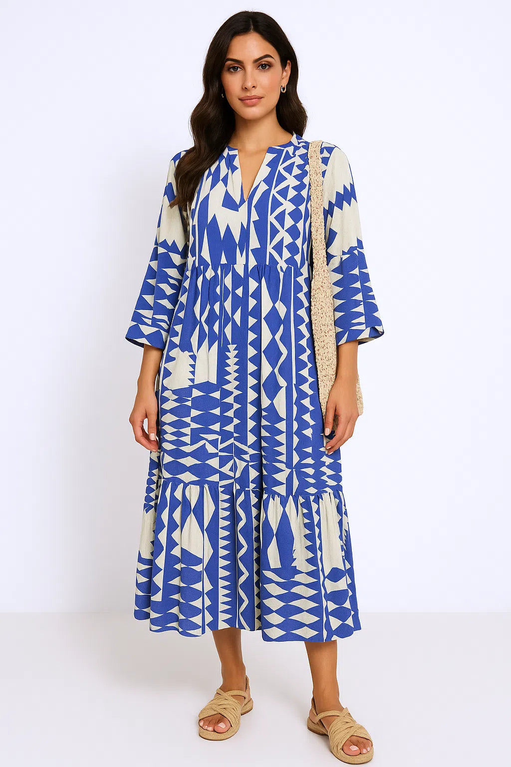 Drune | Bedrucktes Hemdkleid