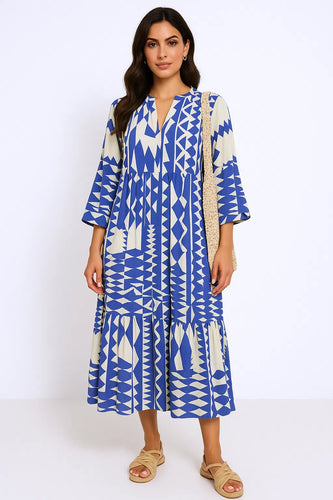 Drune | Bedrucktes Hemdkleid