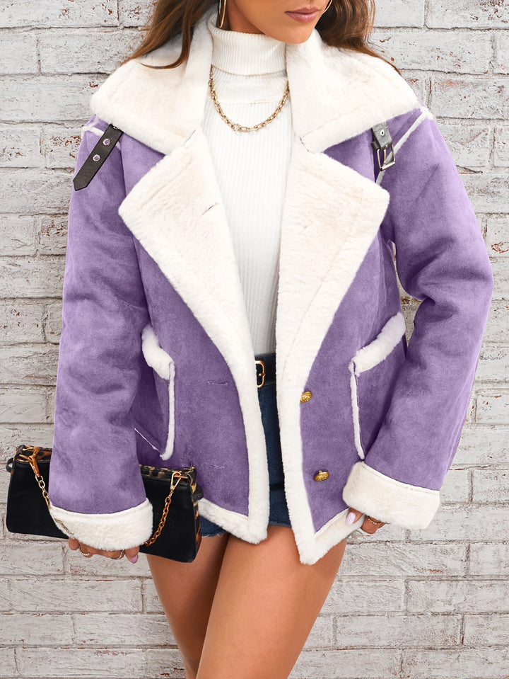 Drune | Elegante Teddy Winterjacke für Damen