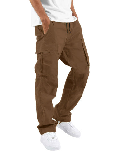 Drune | Bequeme Herren Arbeitsbekleidungs Hose Mit Verstellbarem Bund Und Vielen Taschen