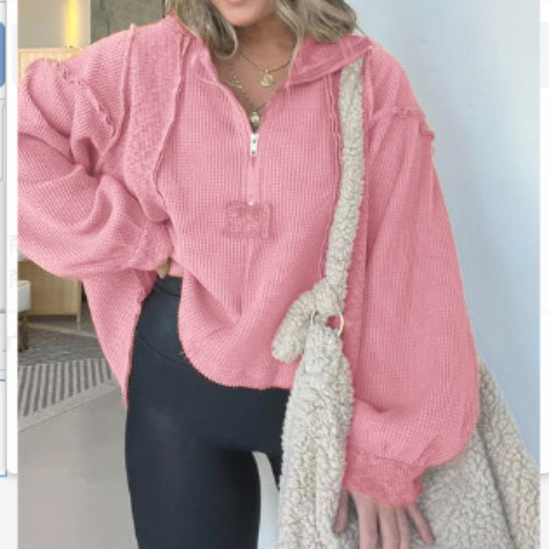 Drune | Pullover mit unregelmäßigem Saum für Herbst und Winter