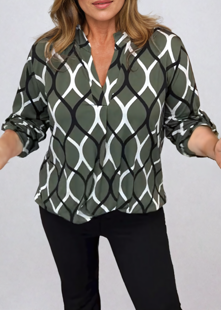 Drune | Bluse mit Leichter und Eleganter Passform