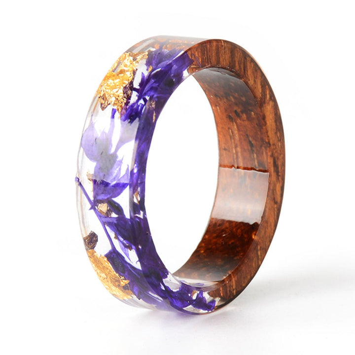 Drune | Transparenter Holzharzring
