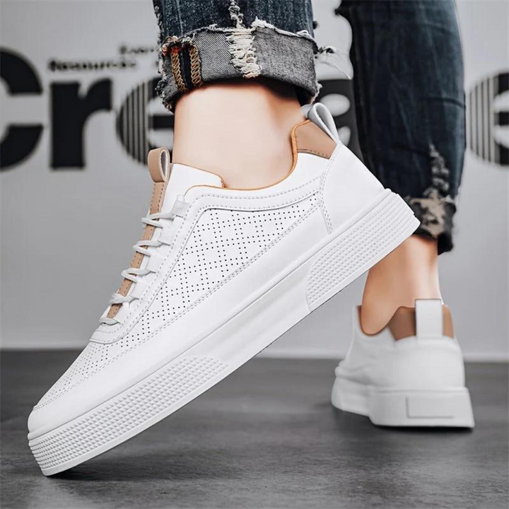 Drune | Bequeme Lässig Weiße Herrenschuhe