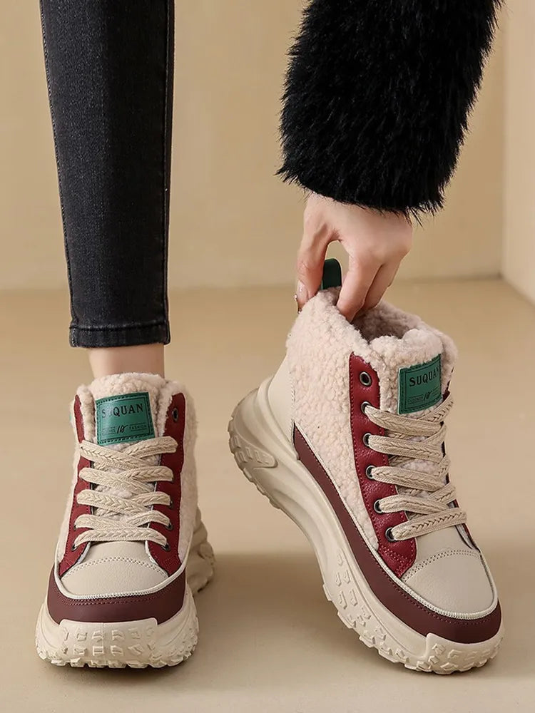 Drune | Schneestiefel Für Frauen Mit Dicker, Warmer Sohle