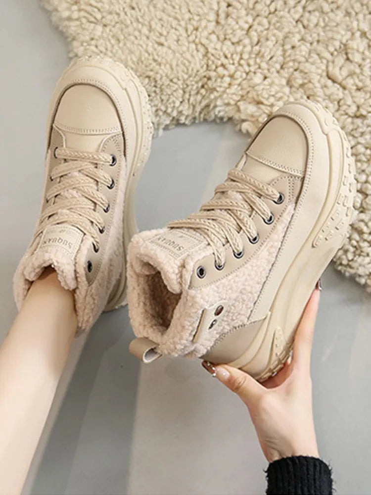 Drune | Schneestiefel Für Frauen Mit Dicker, Warmer Sohle