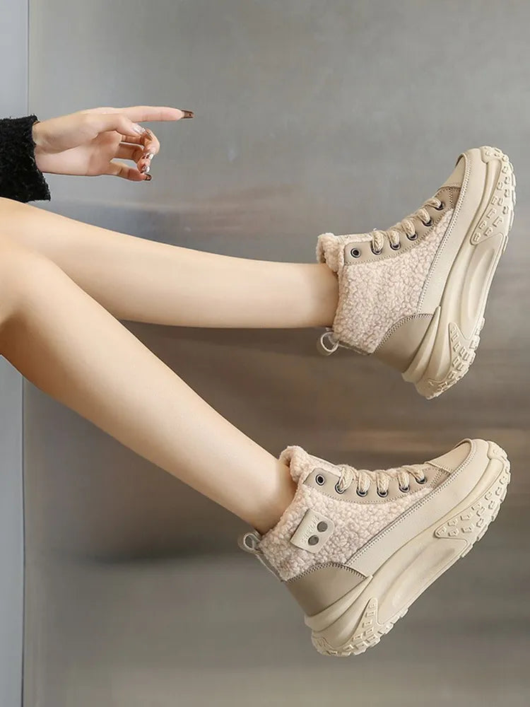 Drune | Schneestiefel Für Frauen Mit Dicker, Warmer Sohle