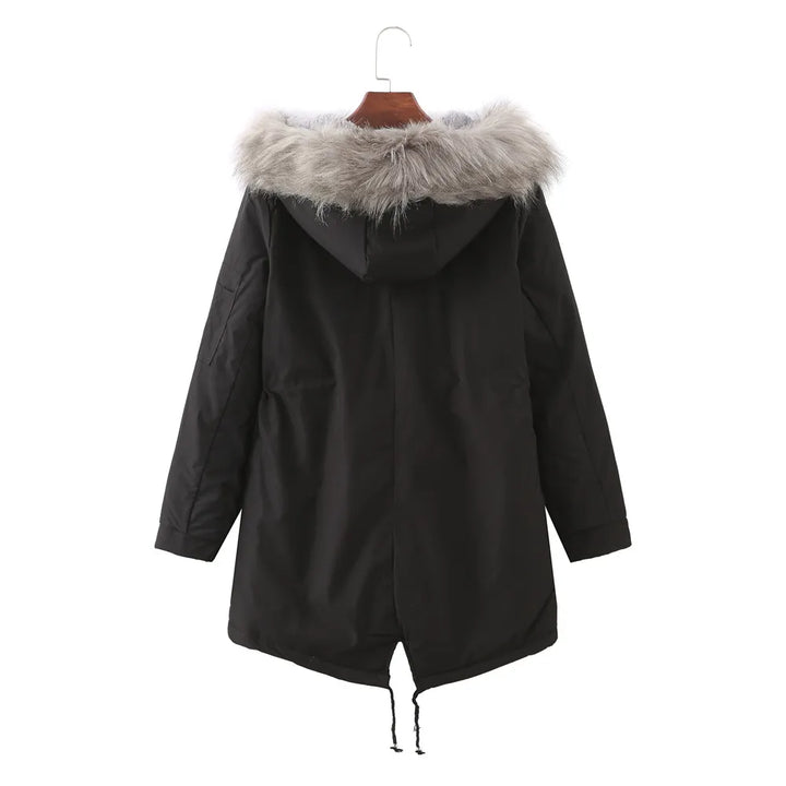 Drune | Wintermantel Verdickt Gefüttert mit Fleece