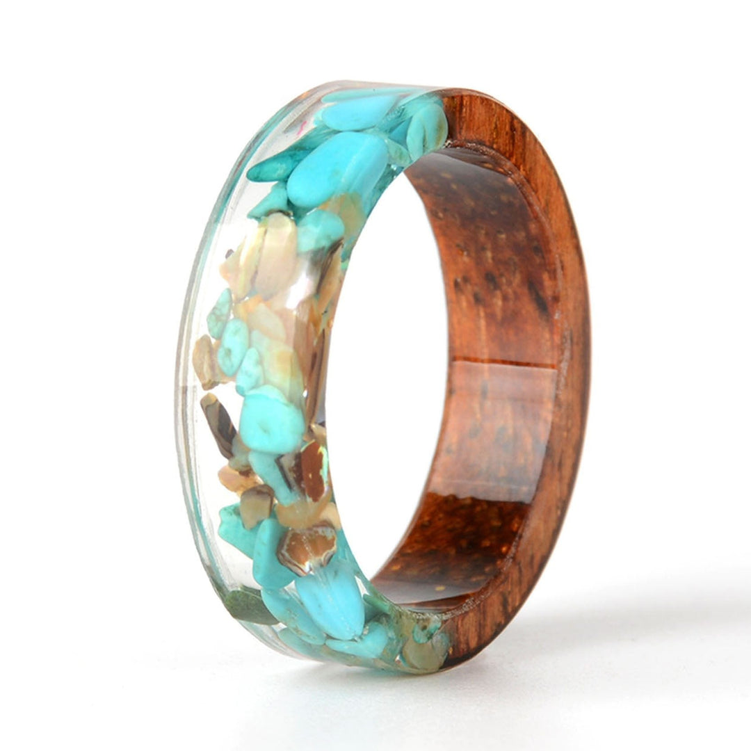 Drune | Transparenter Holzharzring