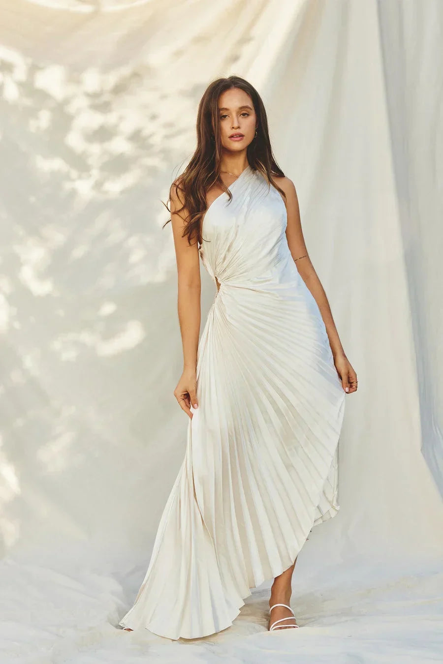 Drune | One Shoulder Maxikleid