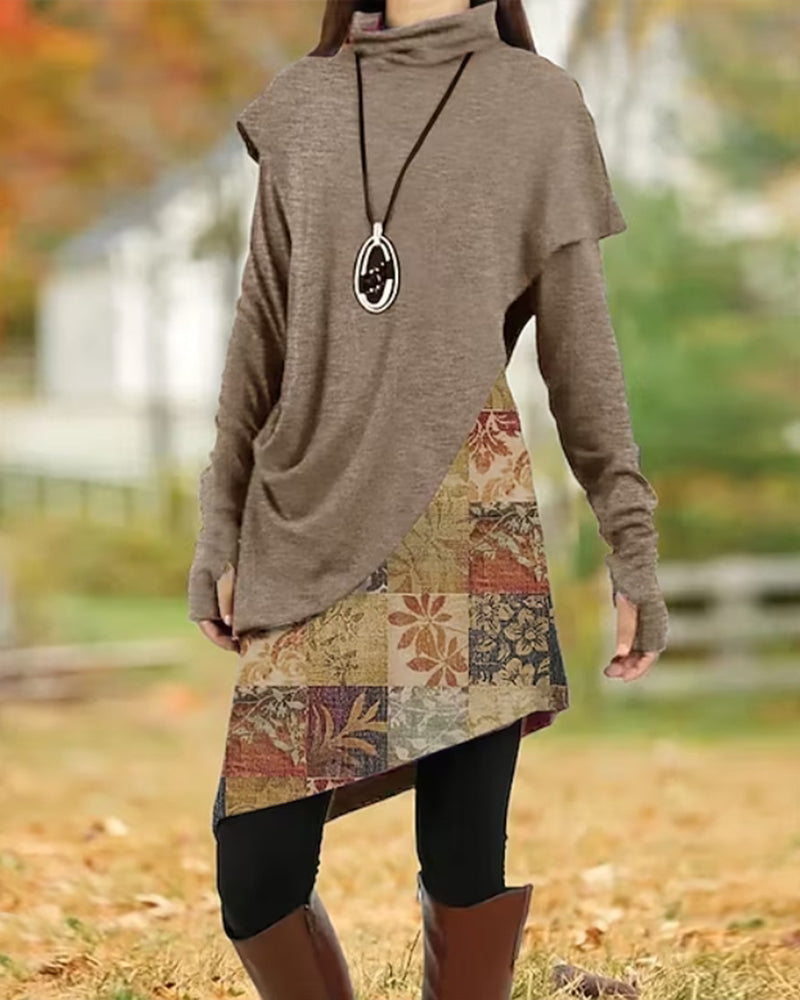 Drune | Kleid mit Patchwork