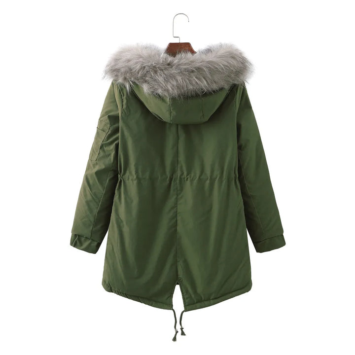 Drune | Wintermantel Verdickt Gefüttert mit Fleece