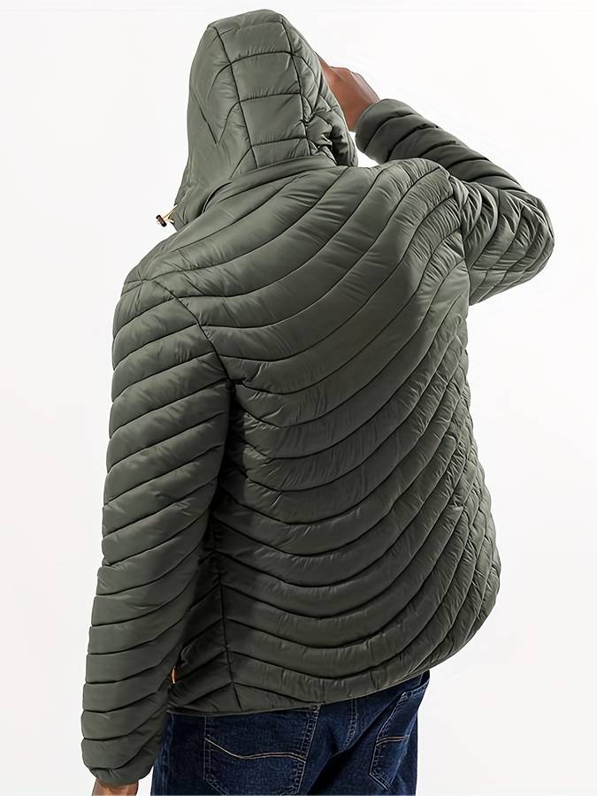 Drune | Wintermantel Mit Reißverschluss Taschen
