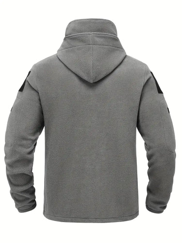 Drune | Tactical Hoodie Jacke - Mehrfach-Taschen-Design - Fleece-Futter - Outdoor-Leistung