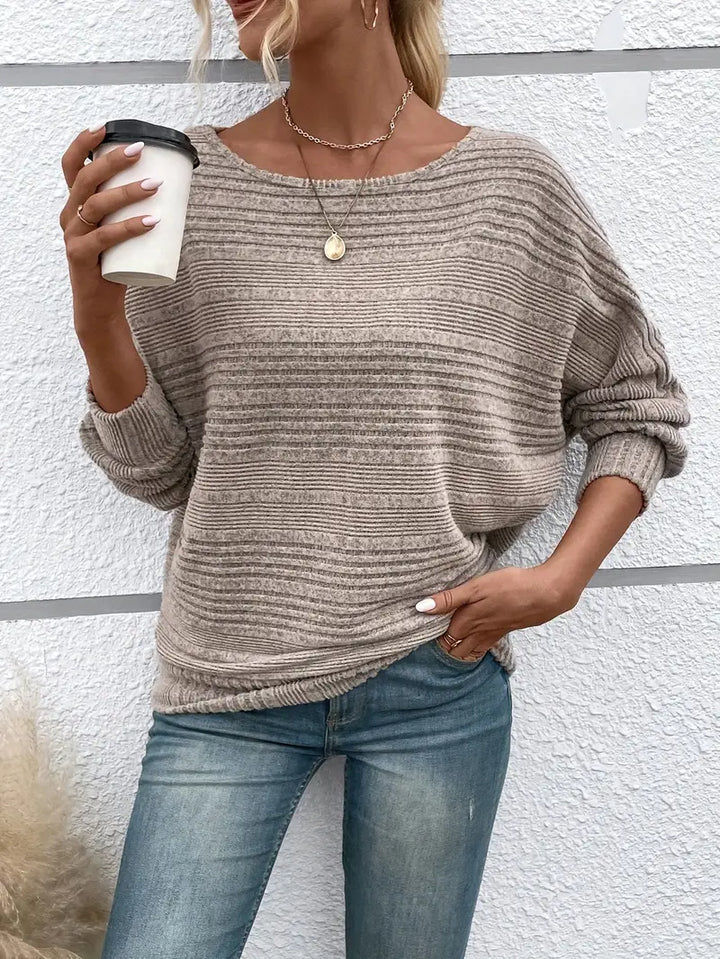 Drune | Gestreifter Pullover Für Mühelosen Alltagsstil Für Frauen