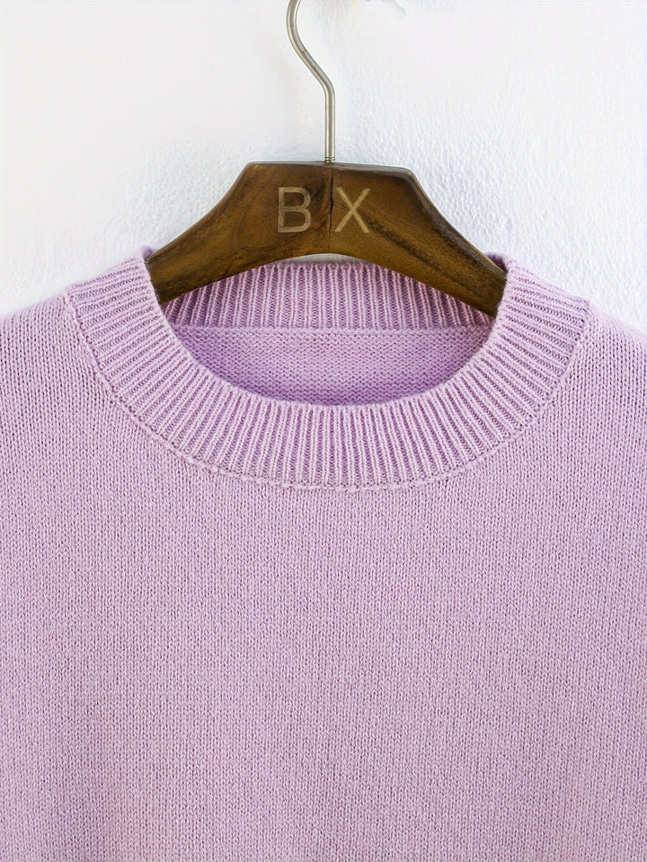 Drune | Oversize Strickpullover mit Rundhalsausschnitt – Weich & stylisch für kalte Tage