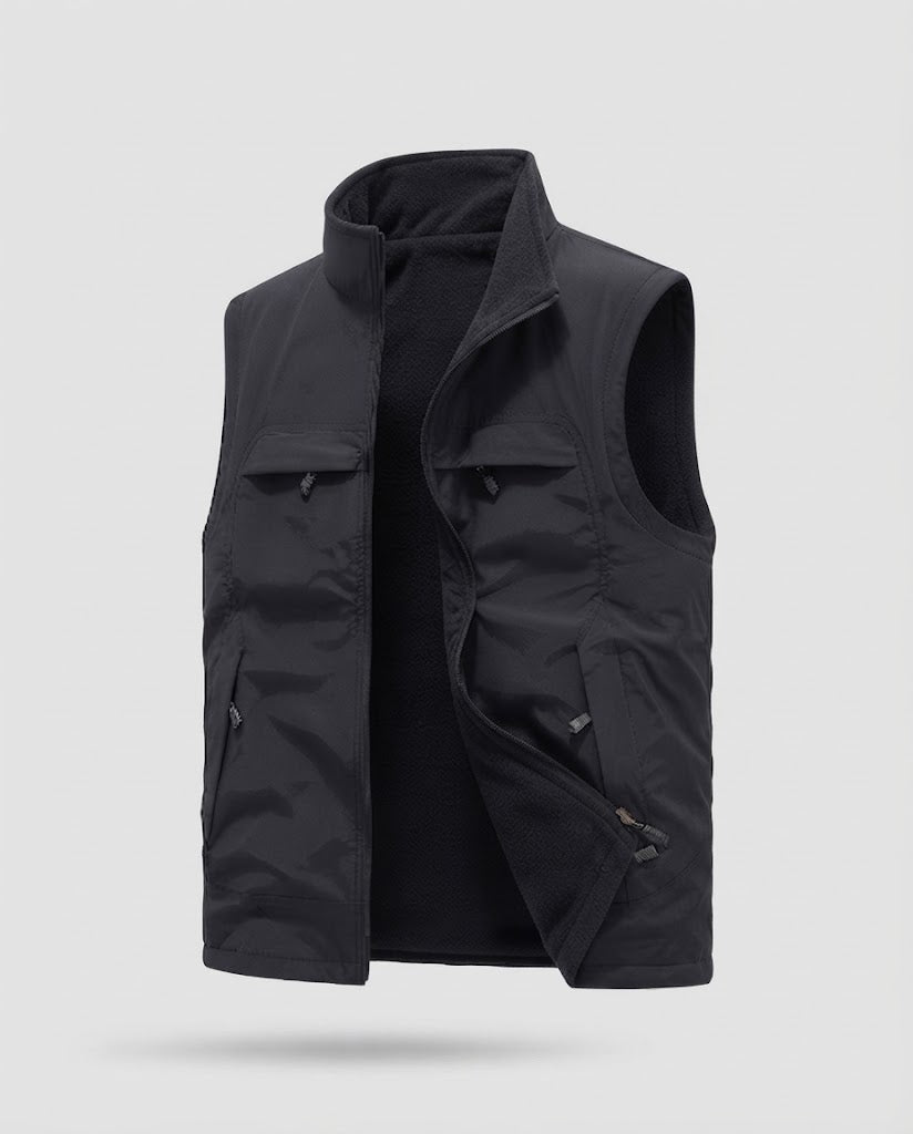 Herren Praktische und wandelbare Fleece-Weste Drune