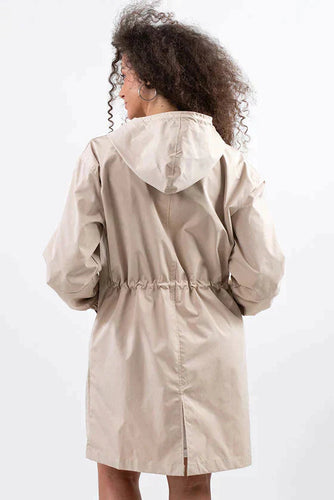 Drune | Kapuzen-Windbreaker Übergroße Regenjacke Für Frauen Ideal für Outdoor-Aktivitäten