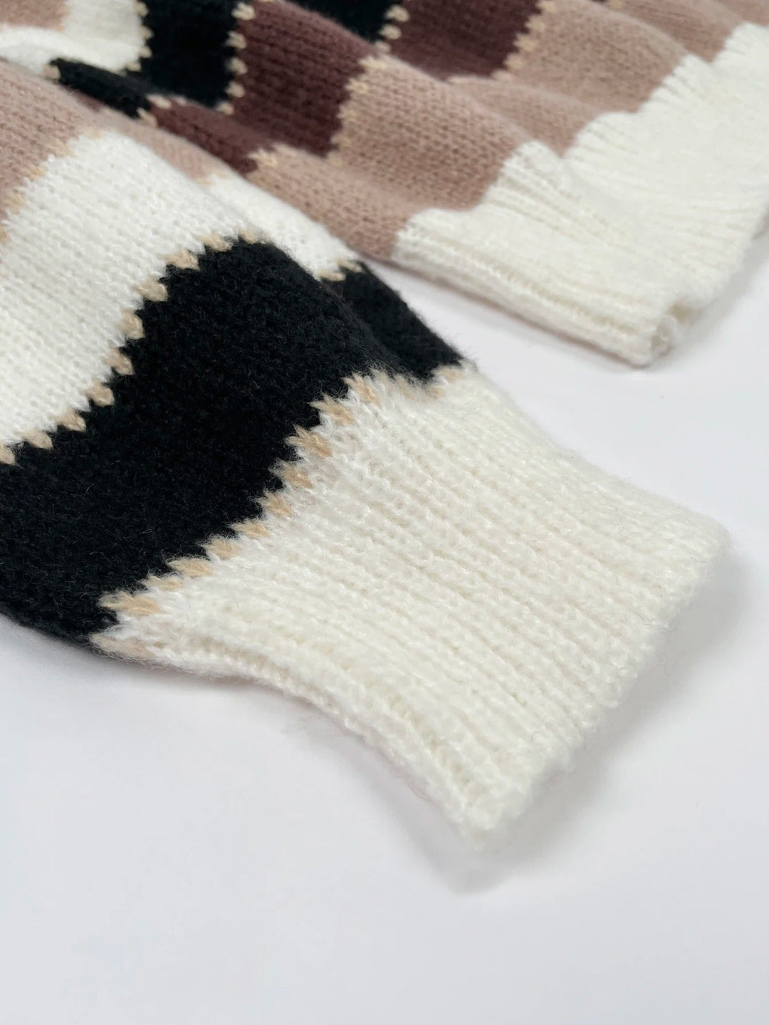 Drune | Gestreifter Strickpullover