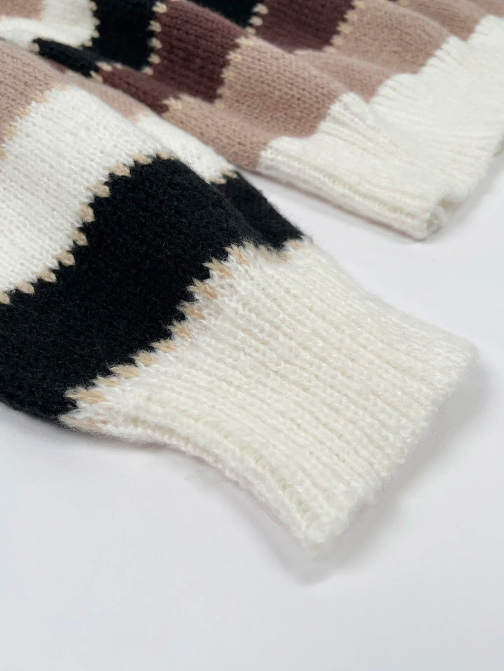 Drune | Gestreifter Strickpullover