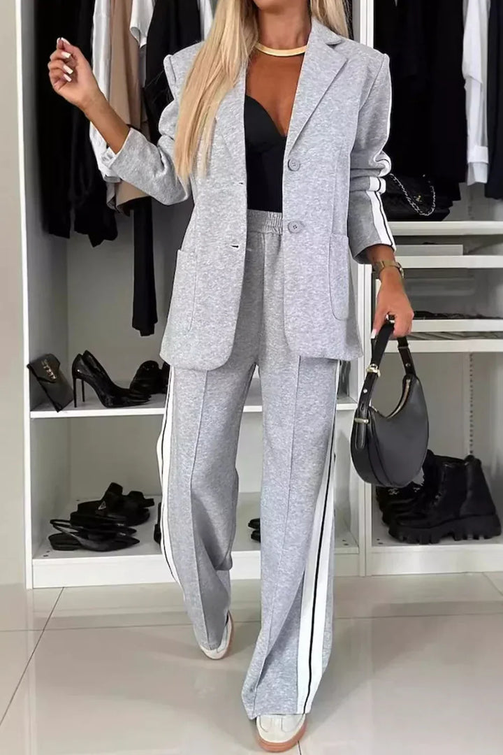 Drune | 2-Teiliges Blazer-Set mit Hoher Taille für Damen