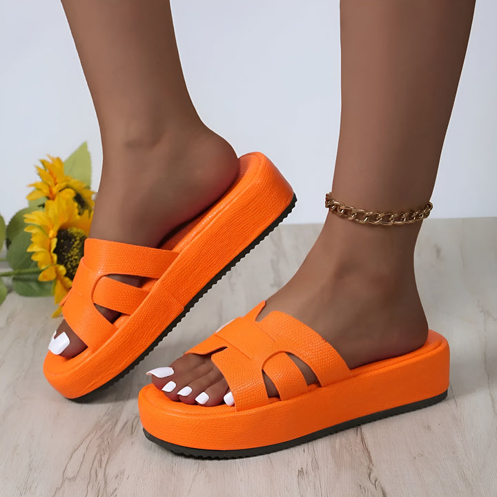 Drune | Bequeme Flip Flops Sandalen mit Dickem Boden und Rutschfester