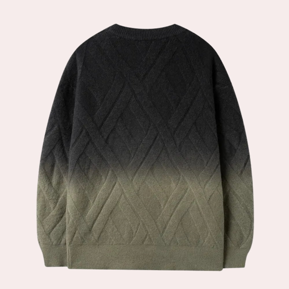 Drune | Herrenpullover mit Farbverlauf