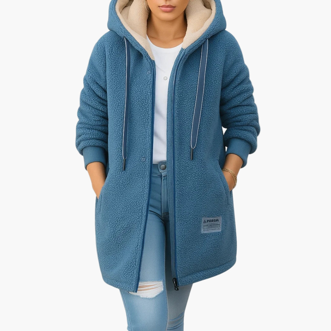 Drune | Fleecejacke mit Kapuze - Modischer Komfort für Freizeit & Alltag