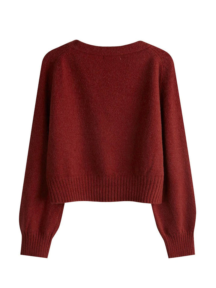 Drune | Gemütlicher Cardigan Pullover Weich und Warm